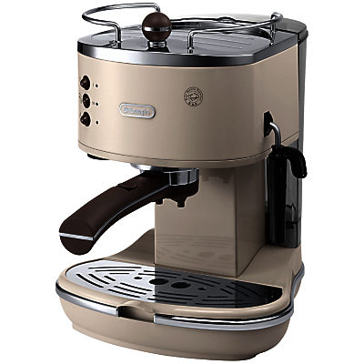 DeLonghi ECOV311.BG Vintage Icona Espresso Coffee Machine, Cream PriceHit