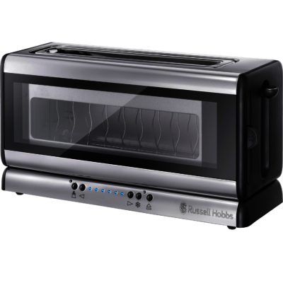 Russell Hobbs Purity Glass Line Toaster, Stainless Steel